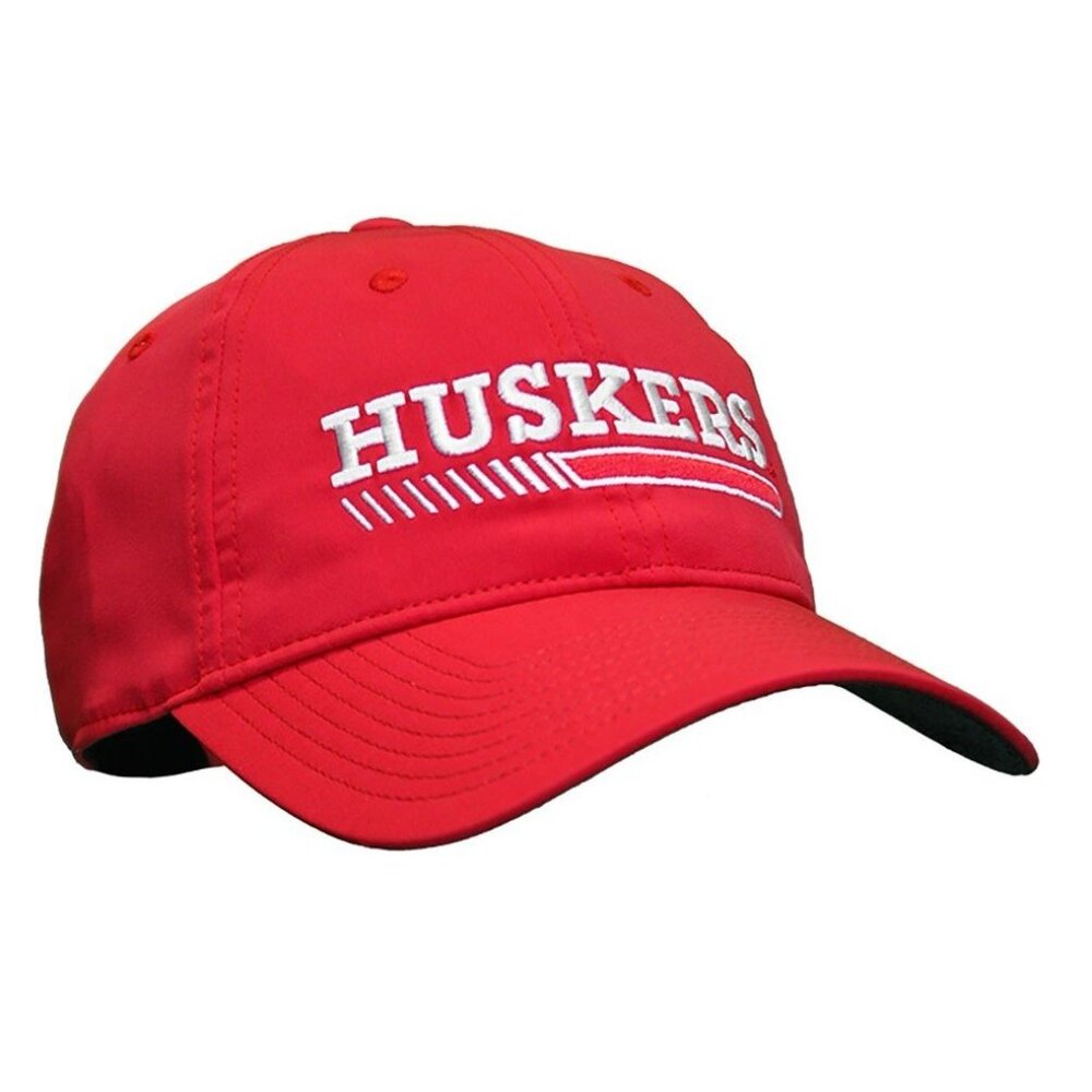 Adidas Huskers Red Adjustable Hat Men’s College Baseball Cap Nebraska Coaches